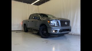 2018 Nissan Titan SV Midnight Edition Review  Park Mazda [upl. by Gerrald]