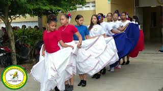 quotCampesina Dominicanaquot a ritmo de mangulina baile de los estudiantes del CESMAH 16032022 [upl. by Yardley]