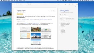 TiddlyWiki Tutorial 08  Using TiddlyDesktop [upl. by Rossuck133]