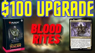 Blood Rites Upgrade  Improving the Precon Commander Deck with 100 [upl. by Annais]