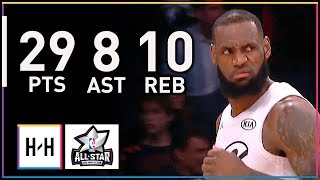 LeBron James EPIC MVP Full Highlights at 2018 All Star Game  29 Pts 10 Reb 8 Ast CLUTCH [upl. by Ailama]