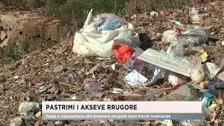 Pastrimi i akseve rrugore Heqja e mbeturinave dhe bimësisë përgjatë aksit Korçë  Voskopojë [upl. by Strickler]