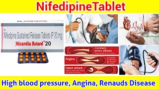 NifedipineTablet किस काम आती है ll Nifedipine tablet uses in hindi ll Pharma lectures ll [upl. by Aivalf]