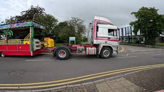 Sandbach funfair pull onand build up [upl. by Harriot]