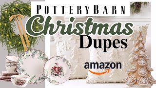 Transform Your Home Pottery Barn Christmas Dupes From Amazon [upl. by Runkle122]