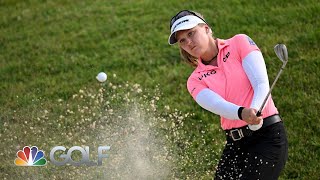 Highlights Brooke Henderson takes Amundi Evian Championship lead in Round 2  Golf Channel [upl. by Kloman673]