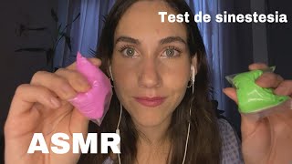 ASMR Test de sinestesia soft spoken susurros español mx [upl. by Oirretno643]