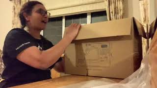 Unboxing Uten 2200 Sewing machine  Part 1 [upl. by Assirrec]