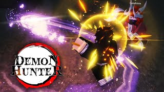 The Best Roblox Demon Slayer Game Returns Demon Hunter [upl. by Aihsemot]