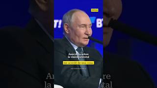 Putin bromea sobre el cambio de percepción de Orienteputin rusia moscú presidente anécdota [upl. by Meyers]