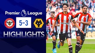 Brentford vs Wolves 53 Highlights  Premier League 2024  brentford x wolverhampton [upl. by Jutta]