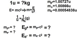 Physics  Nuclear Physics 2 of 22 Energy Equivalent of Nuclear Matter [upl. by Volnay]