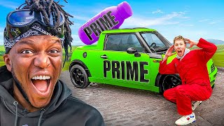 I Built KSI amp Logan Paul A PRIME CAR [upl. by Hnilym553]