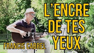 LEncre De Tes Yeux  Francis Cabrel  ACOUSTIC COVER [upl. by Naud]