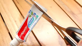 HOW TO MAKE a REUSABLE Toothpaste Tube [upl. by Tynan]