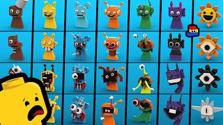 LEGO Sprunki Building Phase 1 to 4 Every Character  Sprunki Incredibox [upl. by Navillus]