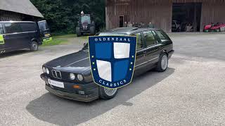 Alpina B3 27 Touring E30  1989 Diamantschwarz  Oldenzaal Classics [upl. by Tak]