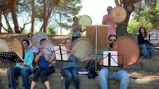 Amir School of Music Bay Area DafFrame Drum Ensemble [upl. by Lebatsirc]