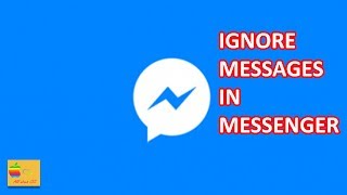 Ignore messages in messenger [upl. by Bakeman]