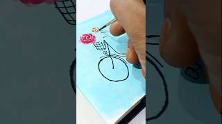 Amazing mini drawing watercolor ideas easy drawing art bts drawing viralvideo shorts trending [upl. by Ary]