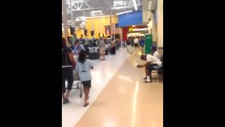 Duranice Pace singing at Walmart [upl. by Enak941]