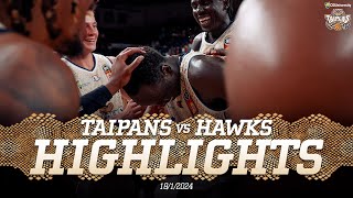 Illawarra Hawks vs Cairns Taipans  Game Highlights  Round 16 NBL24 [upl. by Anyl209]