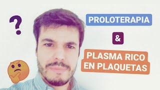 PROLOTERAPIA INYECCIONES DE DEXTROSA y PLASMA RICO EN PLAQUETAS PRP PARA EL DOLOR 8 [upl. by Deloria]