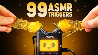 ASMR 99 TRIGGERS in 99 Minutes for a 9999 Sleep amp Tingle Guarantee NO TALKING  Ear 2 Ear [upl. by Herve]