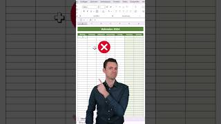 Kalender 2024 in Excel erstellen 📆 excel tipps informatik tricks [upl. by Ycal]