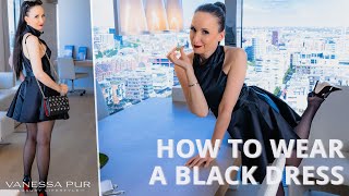 How to Style a Little Black Dress  5 Outfit Ideas amp Inspo [upl. by Siramay]