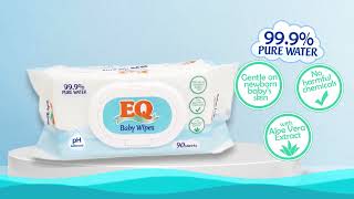 EQ Baby Wipes with 999 Water [upl. by Nohtanhoj]