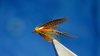 Tying a Honey Yellow Dabbler by Davie McPhail [upl. by Roxanna]