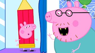 Daddy Pigs Spooky Costume  Peppa Pig Tales 👻 Peppa Pig at Halloween 🎃 Halloween Cartoons for Kids [upl. by Nemrac]