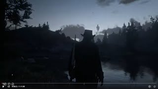 Red Dead Redemption 2 Ambient Gameplay Hunting Around Cattail Pond [upl. by Ahsienek]