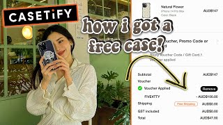 Casetify Promo Code That Actually Works  How to get a FREE phone case [upl. by Yasui]