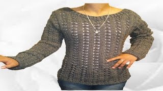 Cárdigansuéter a crochet para mujer ¡Paso a paso [upl. by Waldo313]