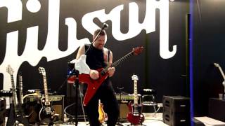 Jeff Waters Annihilator performing Alison Hell from the Album Alice in Hell at Musik Messe 2010 [upl. by Lenahs174]