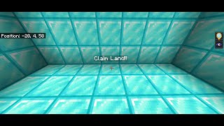 How to claim land MinecraftBedrock [upl. by Yram]