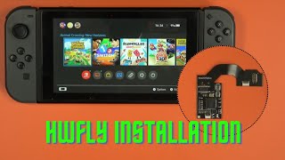 Installation of HWfly chip in nintendo switch [upl. by Manley]