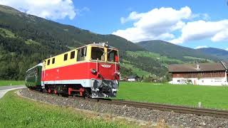 Pinzgauer Lokalbahn 120 Jahr Feier ÖBB 209501 u Vs72 ehemalig ÖBB 2095004 am 892018 [upl. by Atinele]