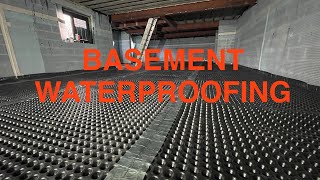 Basement waterproofing  Type C membrane [upl. by Clova]