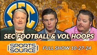 SEC FOOTBALL amp VOL HOOPS  THE SPORTS SOURCE FULL SHOW 102724 [upl. by Onitsuaf]