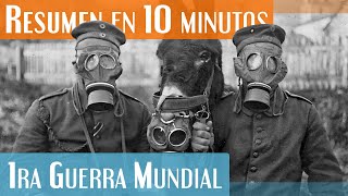 La Primera Guerra Mundial en 10 minutos 19141918 [upl. by Notelrahc]