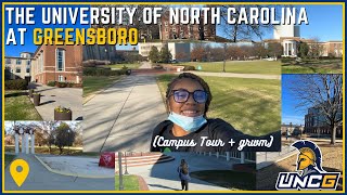 University of North Carolina at Greensboro uncg Campus Tour 💙💛 [upl. by Elleret403]