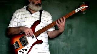 RICKENBACKER 4001 V63 DEMO [upl. by Aneleve]