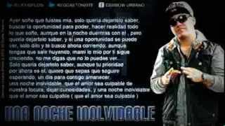 Jory  Una Noche Inolvidable Con Letra Reggaeton Romantic Original [upl. by Merton]