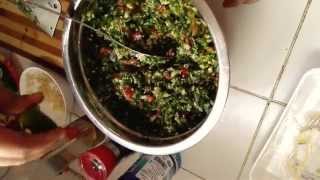 Aneesas Tabola Parsley Salad  Malayalam Recipe [upl. by Arsi]