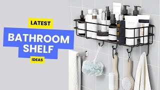 Latest Bathroom Shelf  Review amp Features Plantex GI Steel Self Adhesive Multipurpose Bathroom Shelf [upl. by Oirazan325]