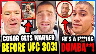 Conor McGregor RECEIVES WARNING before UFC 303 Alex Pereira FIRES BACK Sean Strickland CALLED OUT [upl. by Anoi]