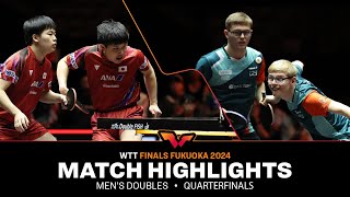 HarimotoMatsushima vs LebrunLebrun  MD QF  WTT Finals Fukuoka 2024 [upl. by Arahd]